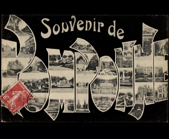 Letters CPA Pomponne Seine et Marne, details