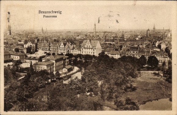Ak Braunschweig in Niedersachsen, Panoramabilder, Stadtansicht,  Gebäude