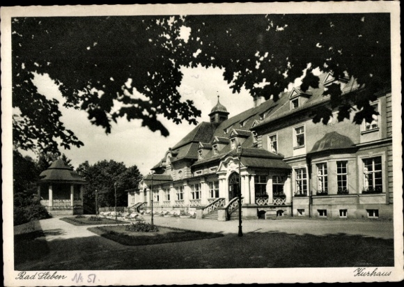Postcard Bad Steben im Frankenwald, Kurhaus