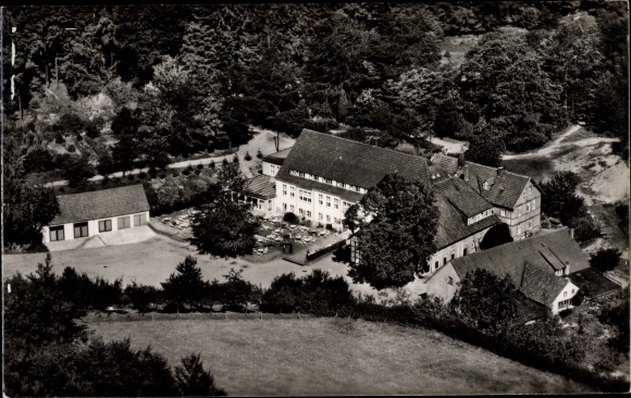 KP Steinhagen w Westfalii, Berghotel Quellental, zdjęcie lotnicze