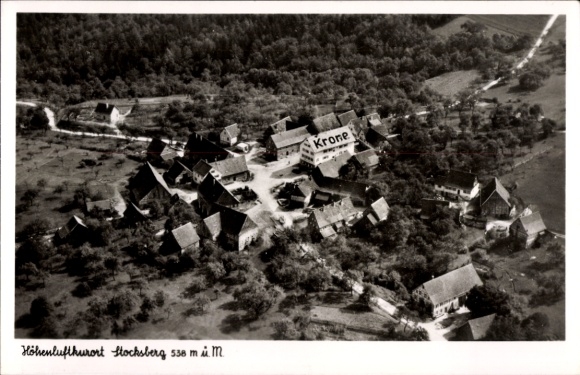 Ansichtkaart Stocksberg Beilstein in Württemberg, luchtfoto