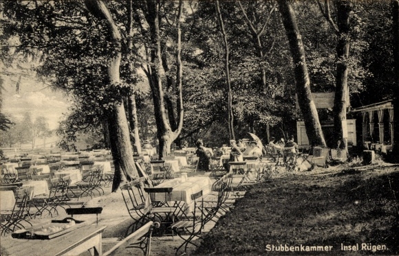 Ak Stubbenkammer Sassnitz auf Rügen, Terrasse