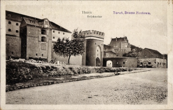 Ak Toruń Thorn West-Pruisen, Brugpoort