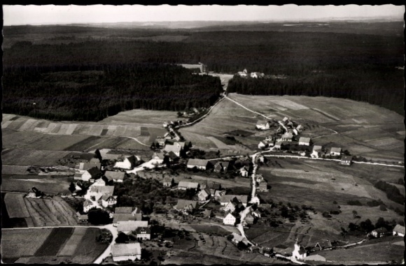 Ak Besenfeld Seewald im Schwarzwald, Fliegeraufnahme