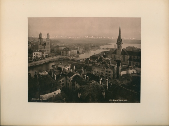 Photo Zurich city Switzerland, city panorama