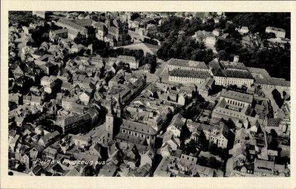 Ak Fulda in Hessen, luchtfoto