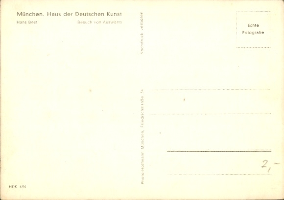 Artist Postcard Best, Hans, Visit from Away, HDK 434, Farmhouse, Kitchen