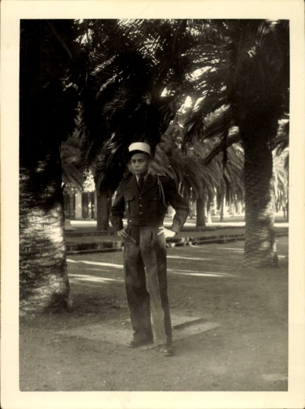 Photo Foreign Legion in Fez Morocco, 1954, BG/7, standing portrait