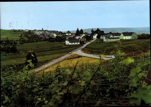 Postcard Bekond on the Moselle, view of the place
