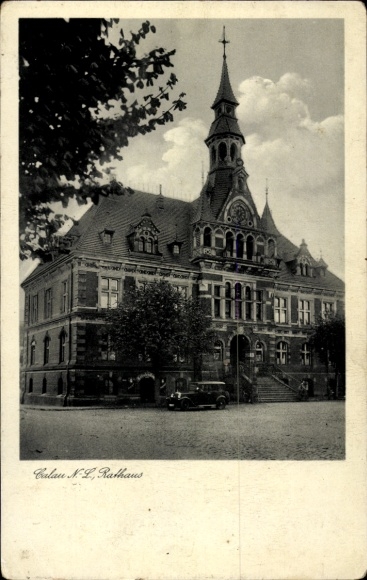 Ak Calau in Neder-Lausitz, stadhuis