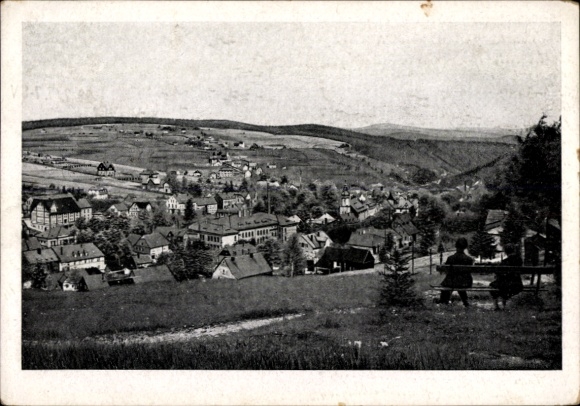Ak Schönheide im Erzgebirge Sachsen, Gesamtansicht