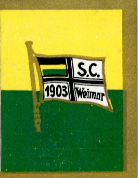 Collector's picture sports crest, football, Central Germany, SC Weimar, picture no. 4