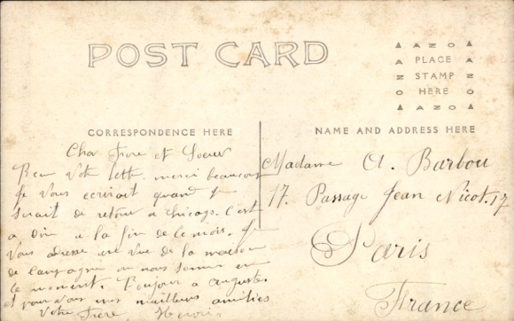 Postcard Landhaus, Man in Suit