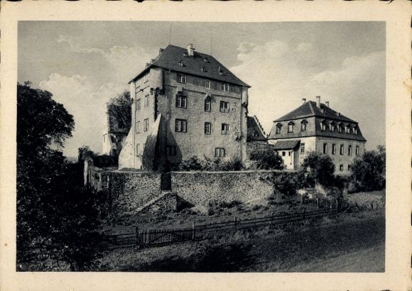 Postcard Bingenheim Echzell Wetterau Hesse, Reich Labor Service district school for female youth
