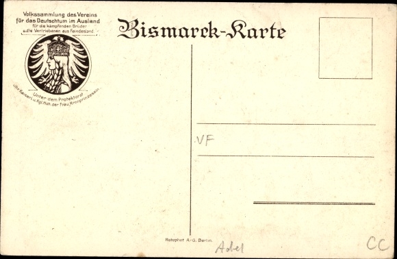 PC Schönhausen Elbe Saxony Anhalt, birthplace of Bismarck, on the occasion of d. 100 birthday