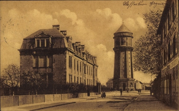 PC Haguenau Haguenau in Alsace Bas Rhin, lot with water tower