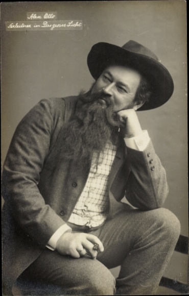 Foto Ak Schauspieler Alex Otto, Portrait, Schauspielhaus Hamburg