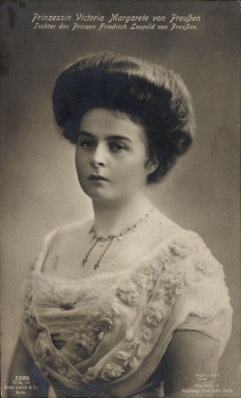 Ak Prinzessin Victoria Margarete von Preußen, Tochter des Printen Friedrich Leopold von Preußen