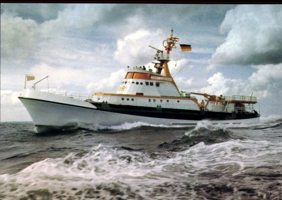 Postcard Sea Rescue Cruiser John T. Essberger, DGzRS