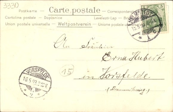 Ak Helmstedt in Nedersaksen, Landbouwschool, Bloemen