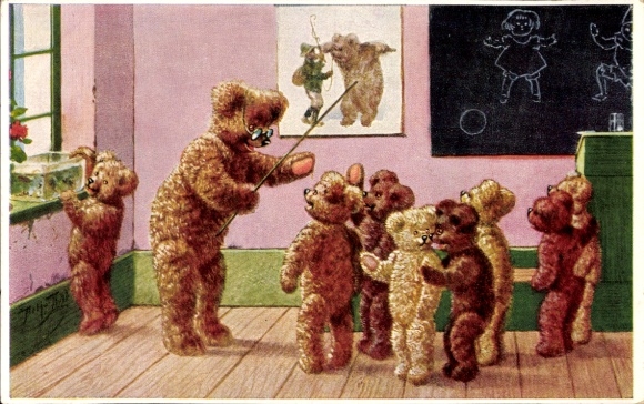 Artysta KP Thiele, Arthur, The Master Petz ma kłopoty, Misie w szkole