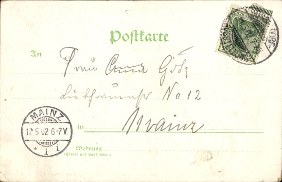 Kunstenaar Ak Düsseldorf, tentoonstelling 1902, Rhein-Metallwaren- und Maschinen-Fabrik