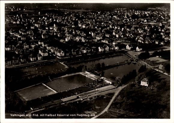 Ak Vaihingen an der Enz, Fliegeraufnahme