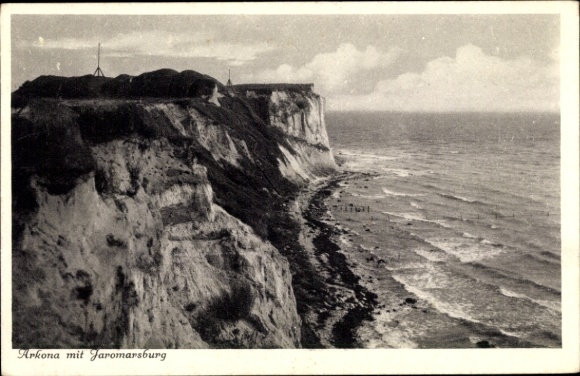 Postcard Arkona Putgarten on Rügen, Jaromarsburg