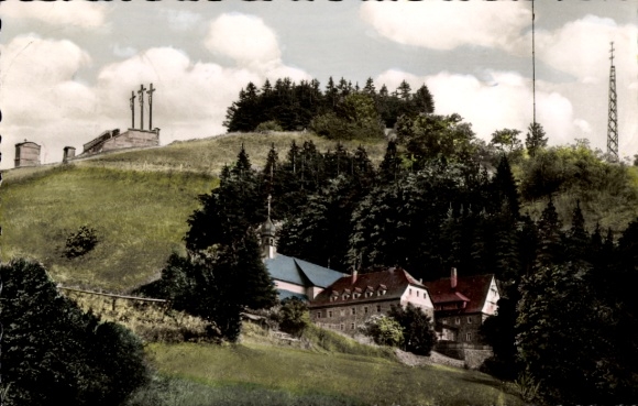 KP Klosterkreuzberg Bischofsheim an der Rhön, klasztor Kreuzberg, stacja radiowa
