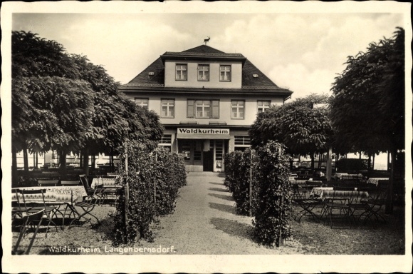 Ak Langenbernsdorf bei Werdau, Waldkurheim