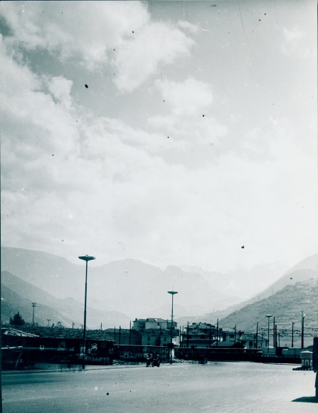 foto Bozen Bolzano Zuid-Tirol, gedeeltelijk uitzicht over de stad
