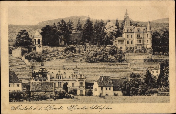 Ak Neustadt an der Haardt Neustadt an der Weinstraße , Neustadt a. d. Haardt, Haardter Schlöschen