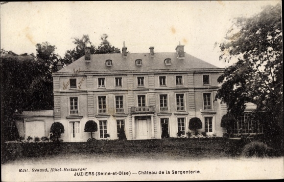 Postcard Juziers Yvelines, Chateau de la Sergenterie