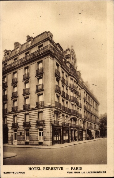 Ansichtkaart Parijs VI, Rue Madame, Hotel Perreyve