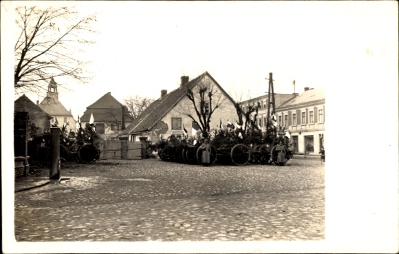 Zdjęcie KP Vitz Kurland Łotwa, Bateria Artylerii Polowej 871 przed wyjazdem, marzec 1916, I wojna światowa