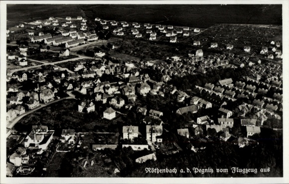Ak Röthenbach an der Pegnitz Midden-Franken, luchtfoto