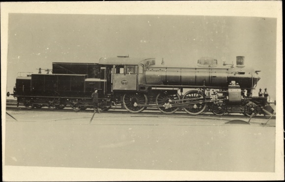 Photo Postcard Swedish Railways, steam locomotive