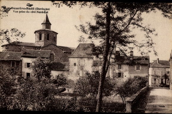 Postcard Bussière Badil Dordogne, Vue prize du cote Nord-Est