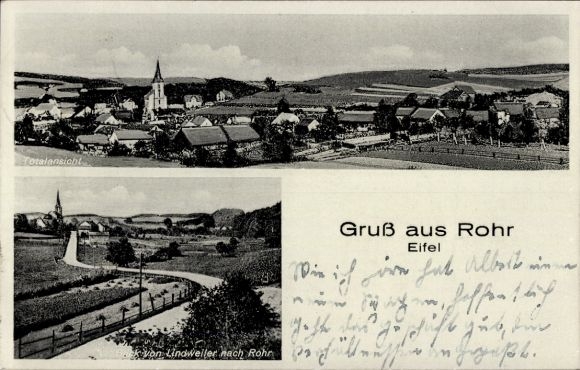 KP Rohr Blankenheim an der Ahr Eifel, widok ogólny, widok z Lindweiler