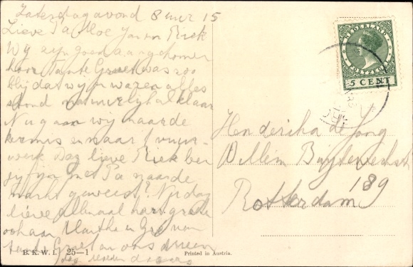 Artist Postcard An unhappy meeting, wounded dog, cacti, humanized animals