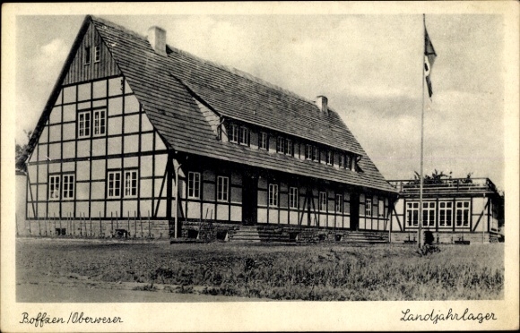 KP Boffzen na Oberweser, obóz wiejski, dom z muru pruskiego