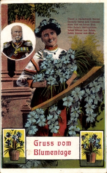 PC Flower Days, Kaiser Wilhelm I, portrait