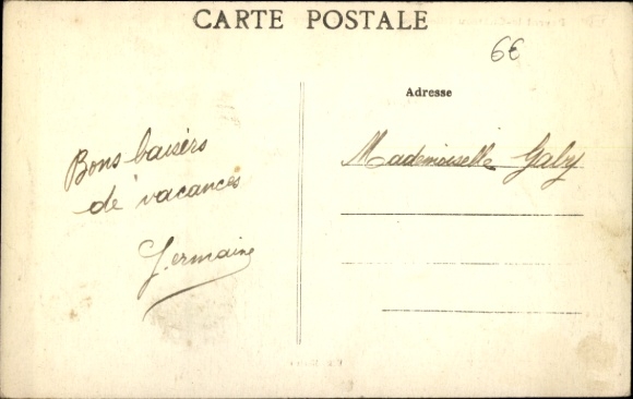 Ak Peyrat le Château Haute Vienne, Teich