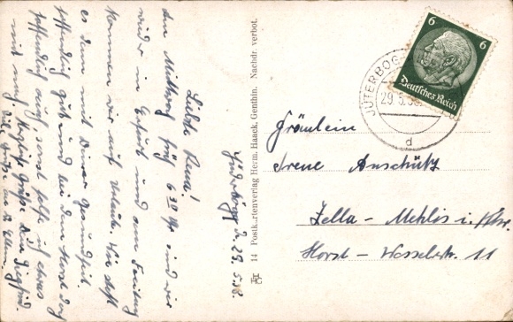 Postcard The Ten Commandments of a Soldier, Soldier's Life, March, Canteen, Weapon