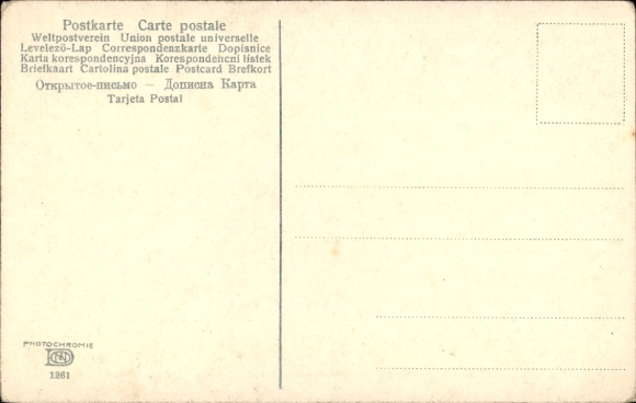 Postcard Nenke & Ostermaier No. 1261, Early Spring