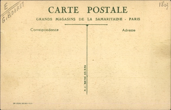 Artist Postcard Bouret, Germaine, you swallowed another ball of string