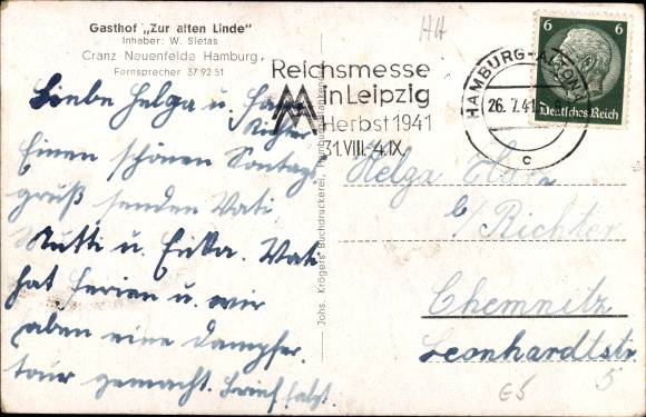PC Hamburg Harburg Cranz Neuenfelde, Gasthof Zur alten Linde