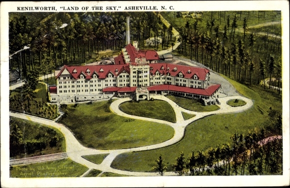 Ak Asheville North Carolina VS, Kenilworth, Land van de hemel