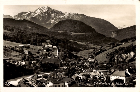 Postcard Marktschellenberg Markt Schellenberg in Upper Bavaria, general view, Hoher Gött