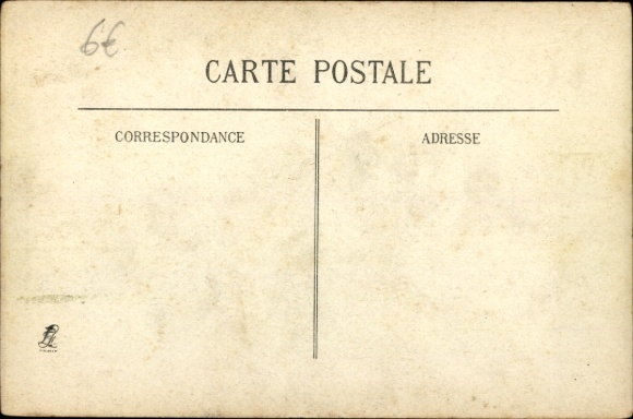 Postcard German Prisoners of War, French Soldiers, I WK